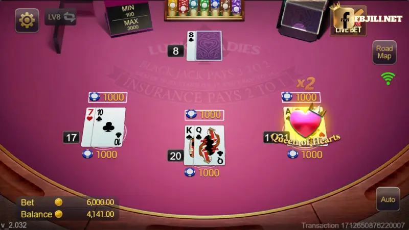Blackjack Lucky Ladies – Blackjack with a Bonus Twist