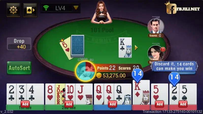 Pool Rummy – Exciting Points-Based Rummy